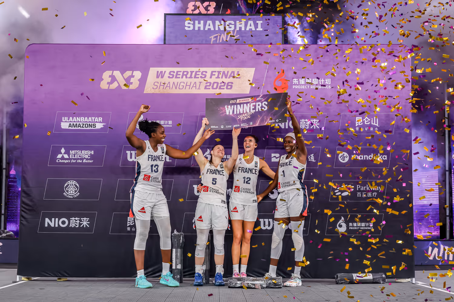Les Bleues sacrées à Shanghai et reines des Women’s Series