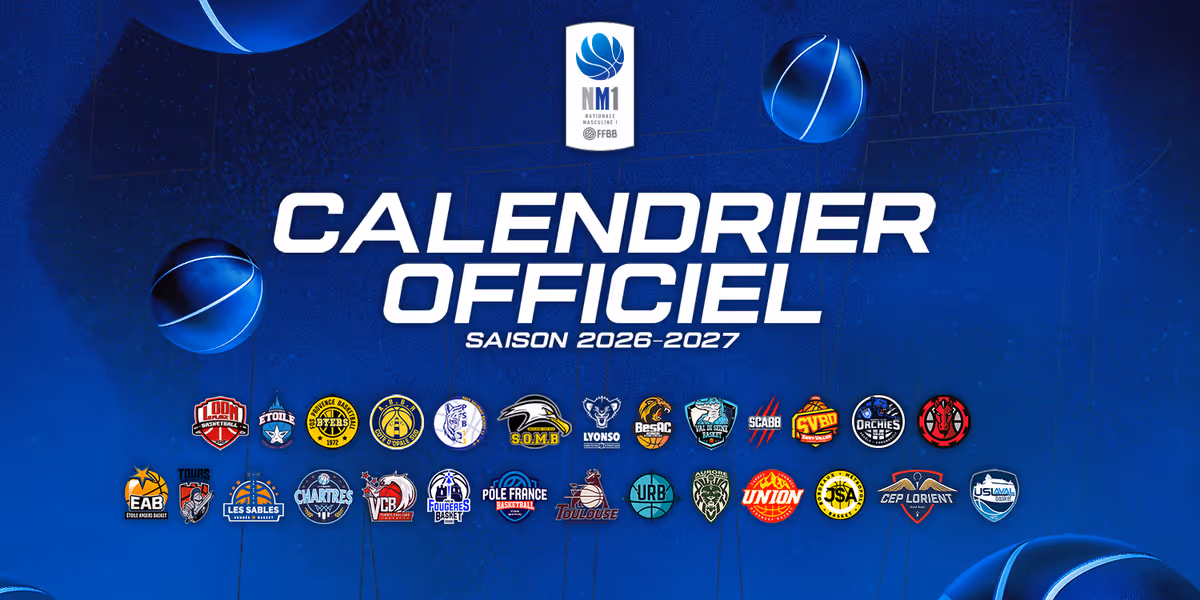 Le calendrier NM1 2026-2027 a été dévoilé