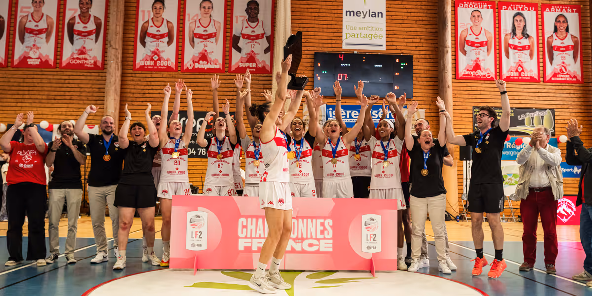 La Tronche Meylan sacré Champion de France LF2