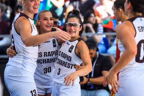 Hortense Limouzin brille avec le Rapid Bucarest
