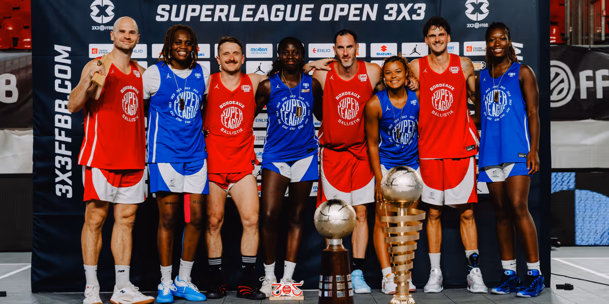 Lille Loko 3x3 et Bordeaux Ballistik remportent l'Open de France 3X3 FFBB 2026