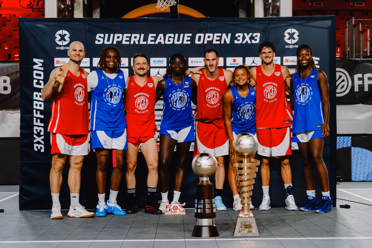 Lille Loko 3x3 et Bordeaux Ballistik remportent l'Open de France 3X3 FFBB 2026