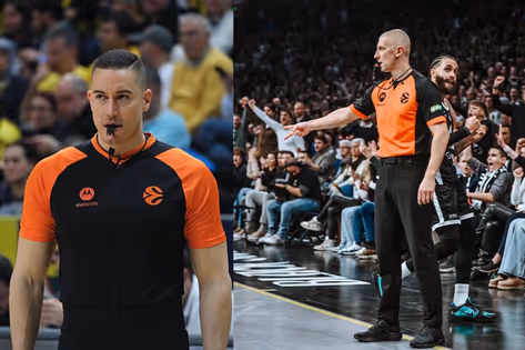 Deux arbitres français sélectionnés pour les playoffs d’EuroLeague : une reconnaissance au plus haut niveau