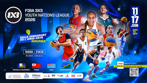 La Nouvelle-Calédonie accueille la Nations League U23 de 3x3