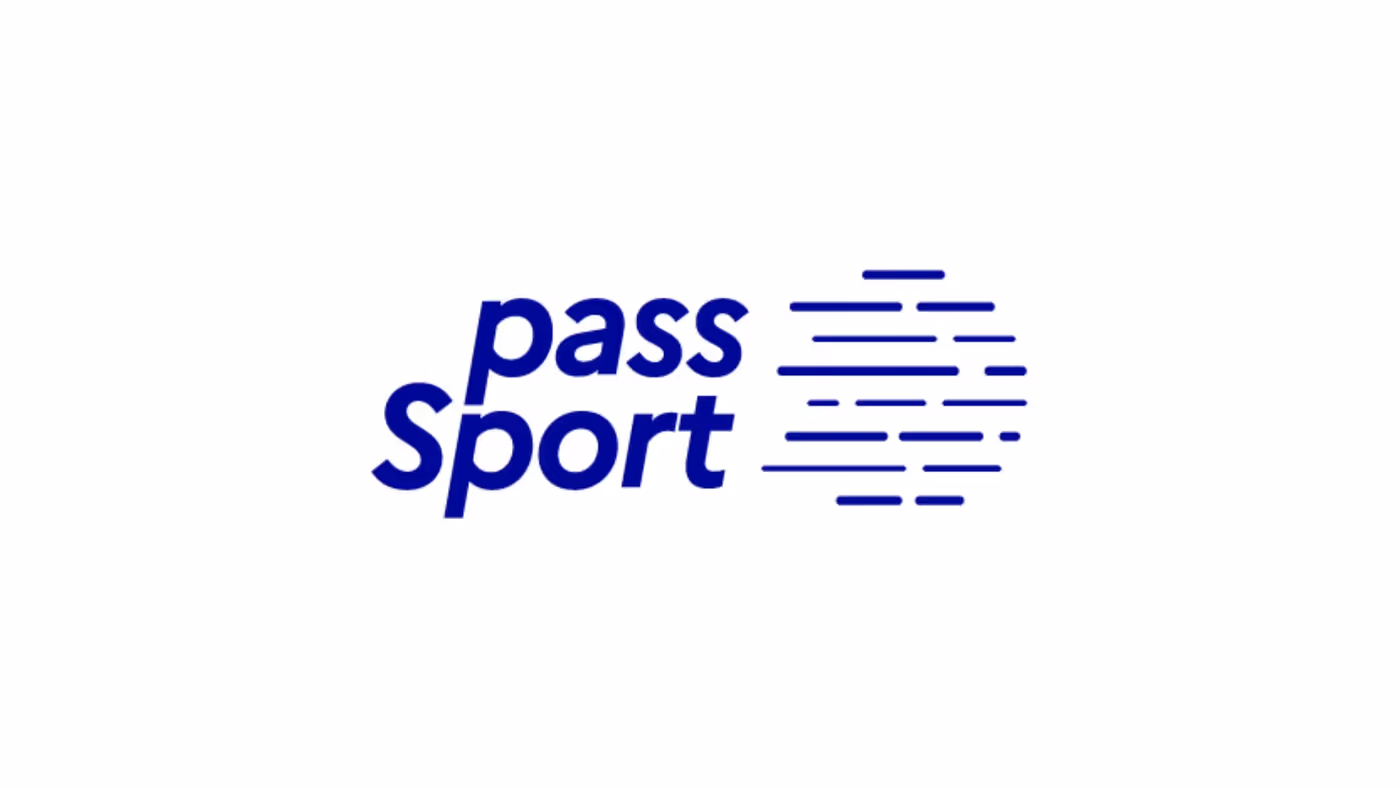 Logo Pass Sport Bleu 9126