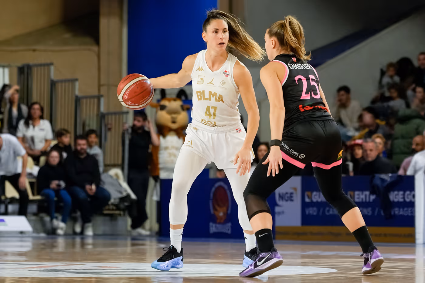 Lfb 2024 2025 J12 Lattes Montpellier Charnay Romane Bernies