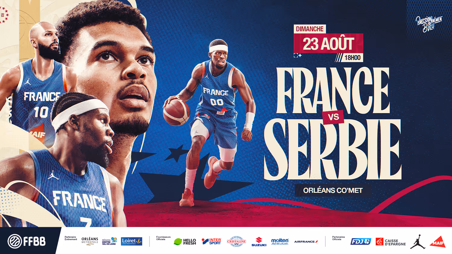 Un double France-Serbie en août
