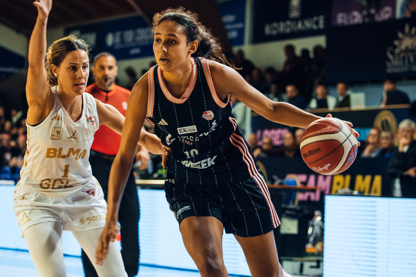 Lfb 2024 2025 J14 Lattes Montpellier Lyon Ainhoa Risacher